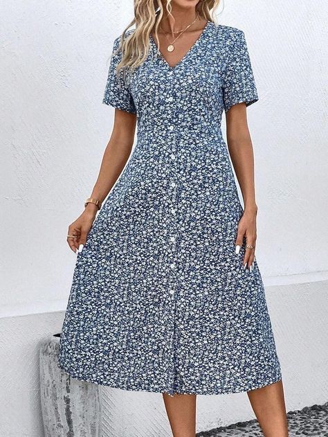 One Piece Dress Knee Length, Women Dresses Casual Summer, Sun Dress Casual, Linen Sundress, Women's A Line Dresses, Midi Dress For Women, Blouse Casual Fashion, Work Dresses For Women, Dress Neck Designs