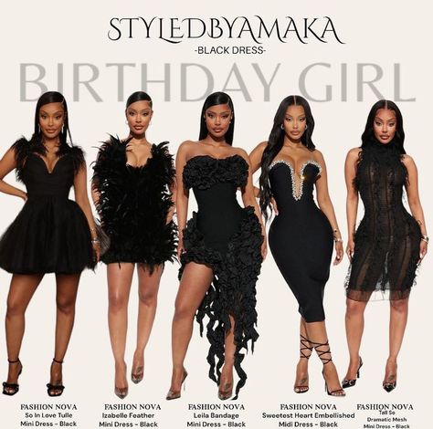 19 Th Birthday Outfit Ideas, The Birthday Edit Outfit, Birthday Dinner Ideas Outfit, 25th Birthday Outfit Ideas Black Women, Birthday Dresses For Ladies, Aesthetic Moodboard Outfits, Elegant Birthday Dresses, Best Birthday Dresses, Birthday Dinner Dress