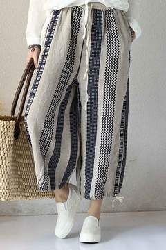 Casual Pants For Women, Casual Linen Pants, Pants Linen, Salwar Kamiz, Loose Trousers, Linen Casual, Vintage Linen, Women Pants, Vintage Casual