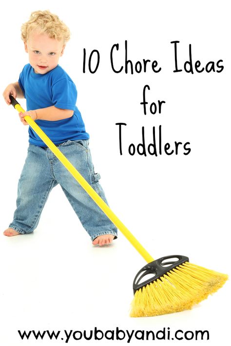 10 Toddler Chore Ideas www.youbabyandi.com Chores For Toddlers, Toddler Behavior Management, Behavior Chart Toddler, Age Appropriate Chores For Kids, Free Printable Chore Charts, Toddler Chores, Age Appropriate Chores, Toddler Behavior, Toddler Discipline