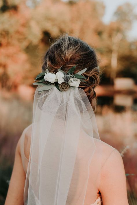 Dusty Blue Wedding Styled Shoot | Nearly Newlywed Blog Wedding Blog Updo Veil, Wedding Hair Updo With Veil, Bride Hairstyles With Veil, Romantic Updo, Bridal Hair Updo, Hairstyle Trends, Wedding Hairstyles With Veil, Best Wedding Hairstyles, Braut Make-up