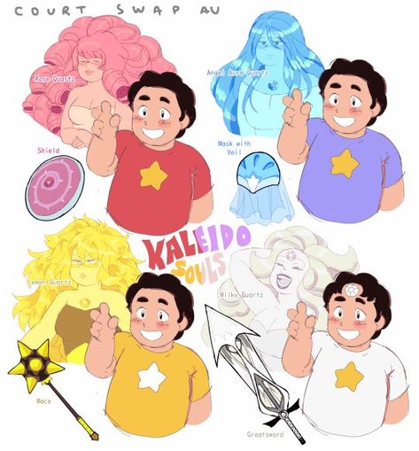 Pink And Blue Diamond Steven Universe, Crystal Gems As Humans, Steven Universe Mural, Steven Universe Future Fanart, The Diamonds Steven Universe, Chibi Steven Universe, Diamonds Steven Universe, Steven Universe Diamonds, Steven Universe Pink Diamond