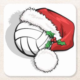 Volleyball Santa Cap Paper Napkins | Zazzle.com Volleyball Themes, Volleyball Decorations, Volleyball Decor, Baseball Santa, Christmas Volleyball, Volleyball Ornaments, Volleyball Christmas, Volleyball Design, Baseball Christmas