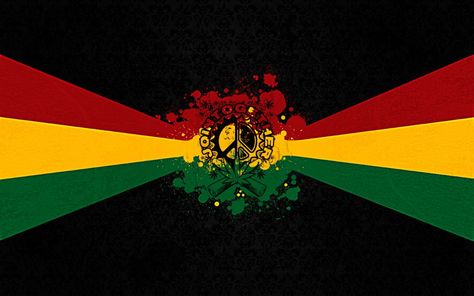 Reggae Aesthetic Wallpaper, Reggae Background, Rasta Tattoo, Peace Pictures, Colors Background, Rasta Colors, Green Things, High Resolution Wallpapers, Playlist Covers