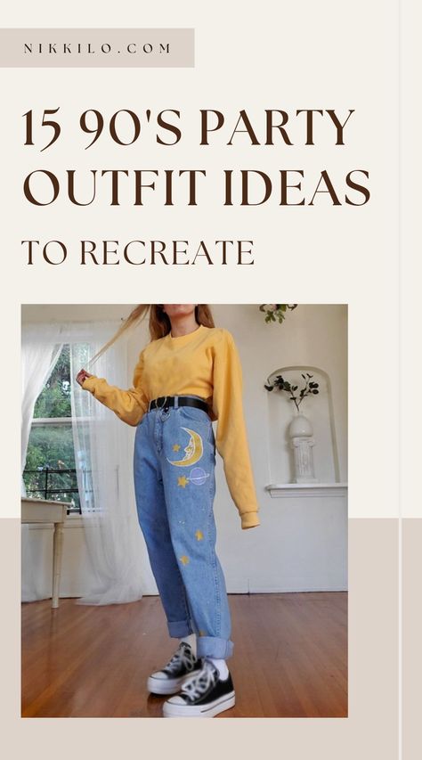 90s party outfit Simple 90s Outfit Casual, 90s Pants Outfits Women, 90s High School Outfits, 90s Leggings Outfits, 90s Fashion Winter Outfits, Old 90s Fashion, How To Dress Like The 90s Style, 90s Outfit Jeans, What To Wear To A 90's Themed Party