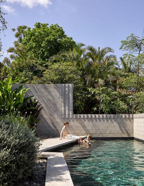 A Miraculous Floating Garden + Pool in Brisbane Brisbane Architects, Residential Pool, Floating Garden, Australian Architecture, Victorian Terrace, Architecture Awards, Plunge Pool, Beach Gardens, Garden Pool