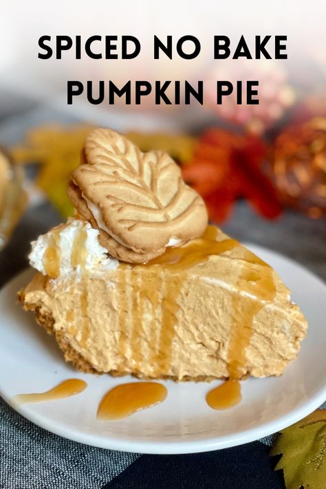 Frosty Pumpkin Pie, Pumpkin No Bake Pie, No Bake Thanksgiving Pie, Pumpkin Pie Desserts Easy, Refrigerator Pies, Pumpkin Pie No Bake, Pumpkin Cream Cheese Pie, Pumpkin Tarts, No Bake Pumpkin