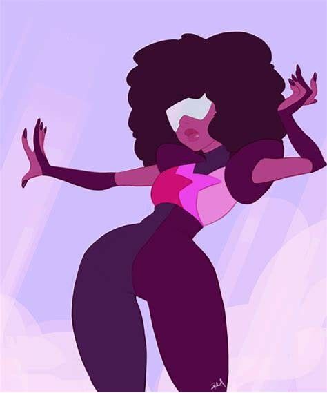 Garnet Fanart, Intp Fanart, Garnet Cosplay, Afro Hair Drawing, Garnet Steven, Garnet Steven Universe, Steven Uni, Arte Alien, Steven Universe Characters