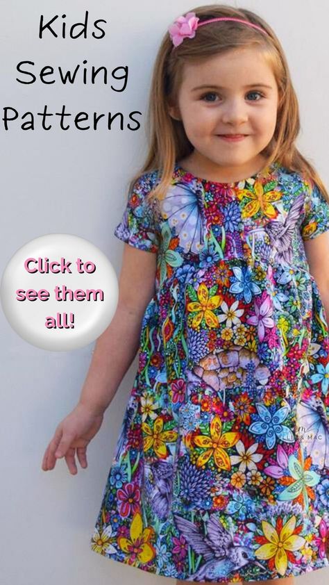 Download Free Pdf Sewing Patterns For Kids, Sewing Childrens Clothes, Simple Kids Dress Pattern, Sewing Kids Clothes Patterns, Free Girls Dress Sewing Pattern, Kids Clothes Sewing Patterns, Diy Kids Clothes, Toddler Dress Up Clothes, Kids Sewing Patterns Free