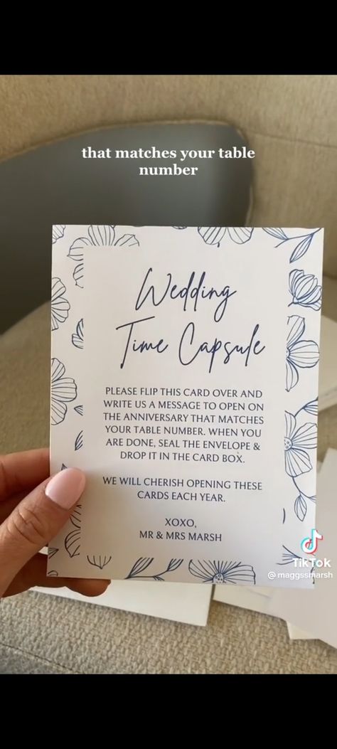 Time Capsule Wedding Ceremony, Time Capsule Ideas Wedding, Wedding Time Capsule Ideas, Wedding Detail Ideas, Wedding Games And Activities, Wedding Personal Touches, Wedding Time Capsule, Wedding 101, Wedding Table Designs