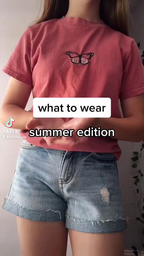 what to wear in the summer!! #summer #whattowear #summeroutfit #outfitideas What To Wear To The Mall, Womens Clothing Patterns, Trendy Outfits For Teens, Casual School Outfits, Spring Outfits Women, Casual Summer Outfit, Really Cute Outfits, Spring Outfits Casual, Comfy Casual