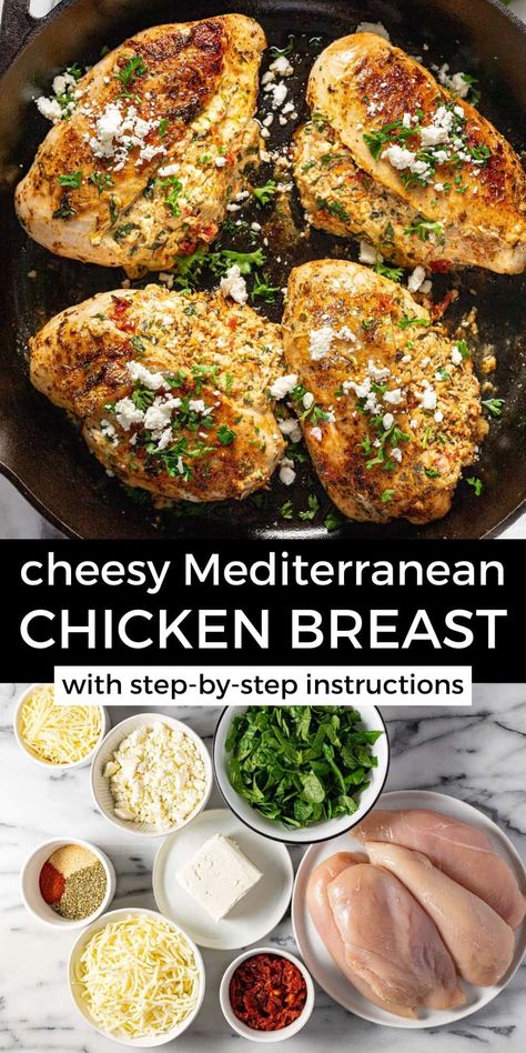 Easy Stuffed Chicken Breast Recipe Easy Stuffed Chicken Breast Recipes, Easy Stuffed Chicken, Easy Stuffed Chicken Breast, Stuffed Chicken Breast Recipes, Stuffed Chicken Breast Cream Cheese, 2024 Meals, Mosaic Kitchen, Chicken Corn Chowder, Greek Chicken Recipes