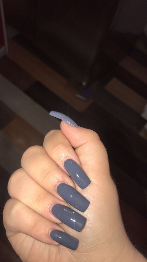 graphite blues 🌚 Graphite Nails, Nail Ideas, Nails