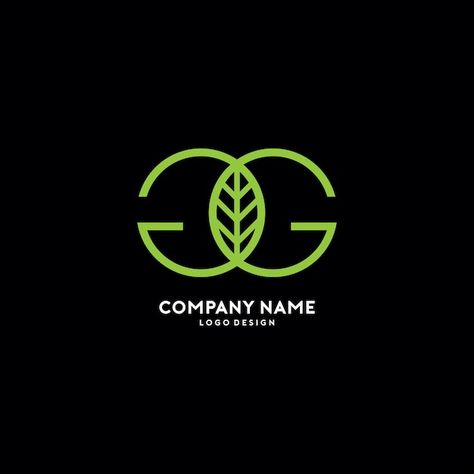 Eco Logo Design, Golf Logo Design, Landscaping Logo, Green Logo Design, G Logo Design, Leaf Symbol, G Letter, Plant Logos, Eco Logo