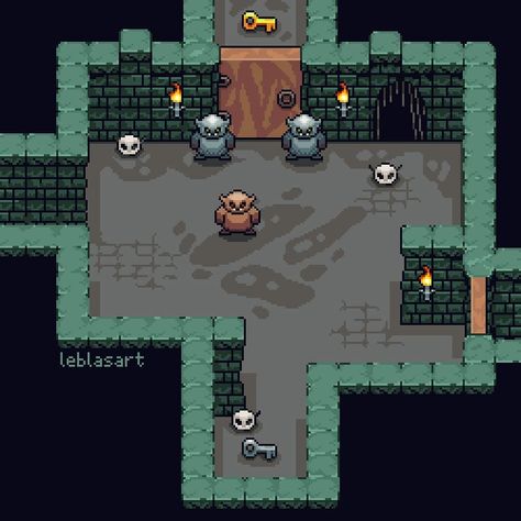 Top Down 2d Game, Pixel Game Assets, Sci Fi Pixel Art, Dungeon Pixel Art, Pixel Art Dungeon, Pixel Assets, Pixel Dungeon, Top Down Game, Pixel Art Landscape