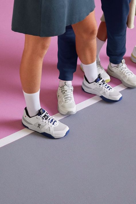 THE ROGER Clubhouse Pro Youth for Youth | Undyed, White & Blue | On Canada The Roger Clubhouse, Indigo Shoes, Rogers Centre, Tempo Run, Interval Workout, On Clouds, High Intensity Workout, Road Running, Gym Training