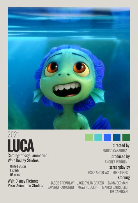 poster for 2021 enrico casarosa animated movie "luca" free to use, modify, download, print without credit - enjoy! Luca Aesthetic, Luca Dinner And Movie, Luca Poster, Luca Movie Quotes, Luca Art Pixar, Luca Movie Poster, Movie Place, Luca Movie, Lucas Movie