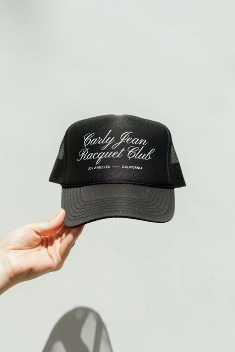 Complete your outfits with ease with the Script Trucker Hat! The classic black color looks great with any color and is the perfect accessory for any outfit, and the beautiful script graphic will add a stylish flair to any outfit. The Club Collection DETAILS Mesh Back Adjustable Strap 24.75" Circumference at the last adjustment 11" Long MATERIAL + CARE 100% Polyester Import Trendy Hats, Streetwear Hats, Hat Art, Hbo Game Of Thrones, Black Snapback, Mens Casual Dress Outfits, Hat Ideas, Capsule Outfits, Clothing Mockup