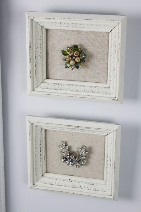 Sentimental Art, Grandmas Jewelry, Decoration Shabby, Old Jewelry, Crafty Craft, Diy Projects To Try, Home Projects, Making Ideas, The Wall