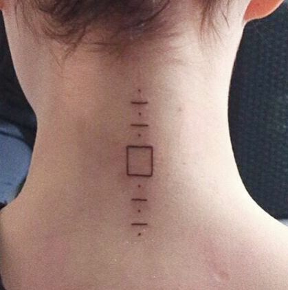 Maze Runner Tattoo Maze Runner Neck Tattoo, Tmr Tattoos, Maze Runner Tattoo Ideas, Maze Runner Tattoo, Newt Tattoo, The Maze Runner Newt, Maze Tattoo, Maze Runner Newt, Runner Tattoo