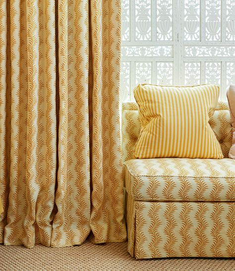 Soane Scrolling Fern, Scrolling Fern Fabric, Fern Silhouette, Upholstered Chairs Fabric, Soane Britain, Upholstered Chair, St Charles, Interior Trend, Farmhouse Living