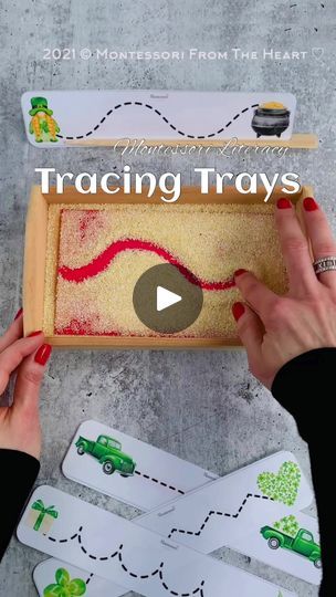 35K views · 432 reactions | 🍀 🌈  DIY Montessori Tracing Trays https://montessorifromtheheart.com/2021/03/11/diy-montessori-tracing-trays/

✍️ Before your child learns to hold a pencil for the first time, they need sufficient fine motor control and hand strength to attempt the pre-writing strokes. So, we need to prepare the hand to hold a pen or a pencil way BEFORE your child is able to write! For example, staring at about 18 m, a child might attempt 'controlled scribbling' where they make repeated marks on the page—open circles, diagonal, curved, horizontal, or vertical lines. Over time, children make the transition to holding the crayon or marker between their thumb and pointer finger! This signals an invitation to offer sensory tracing trays or sandpaper letters, for a child to explore Strokes Activity For Kindergarten, Sensory Tracing, Montessori Basics, Dental Health Activities, Arctic Region, Fine Motor Activities For Kids, Montessori Homeschool, Health Activities, Auguste Renoir