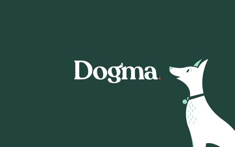 Dogma – Dog Training Service :: Behance Pet Cafe, Pet Branding, Dog Logo Design, Go Logo, Pet Wipes, Dog Sketch, Book Logo, Dog Wash, Dog Branding