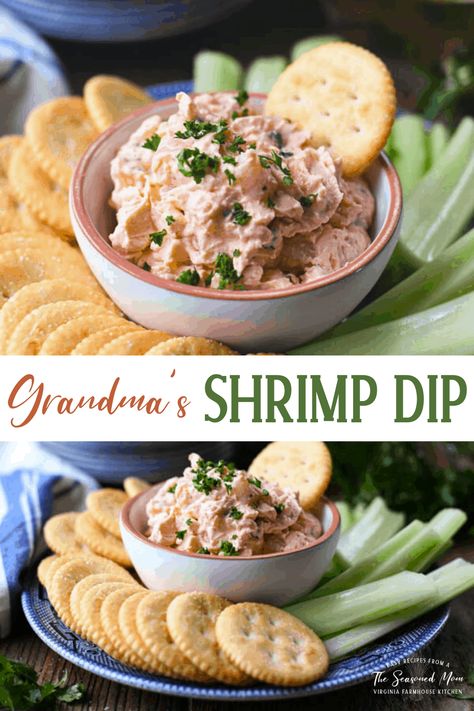 This old-fashioned Shrimp Dip is a classic, retro recipe that has been enjoyed at social gatherings and holiday parties for decades! Easy Appetizers | Appetizer | New Year's Eve Recipes | Christmas Recipes Cold Shrimp Dip Recipe, Seafood Board, Amazing Dips, Gathering Recipes, Shrimp Dip Recipes, Dips Appetizers, Best Party Appetizers, Shrimp Dip, Concert Vibes