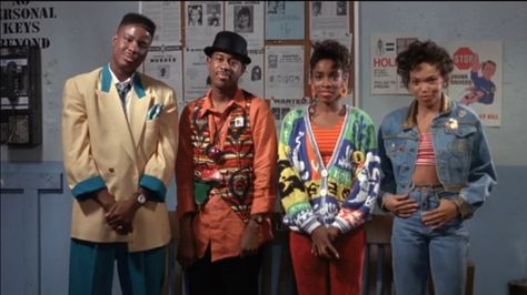 Play, Martin Lawrence, AJ Wright, Tisha Campbell House Party House Party 90s, 80s Celebs, School Stereotypes, House Party Movie, 90s Hip Hop Party, Tisha Campbell, Kid N Play, Martin Lawrence, Play Outfit