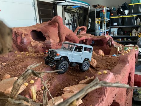 Rock Crawler Course, Rc Rock Crawler Course, Rc Crawler Course, Crawler Course, Rc Track, Garden Railroad, Rc Rock Crawler, Toyota Landcruiser, Rock Crawler