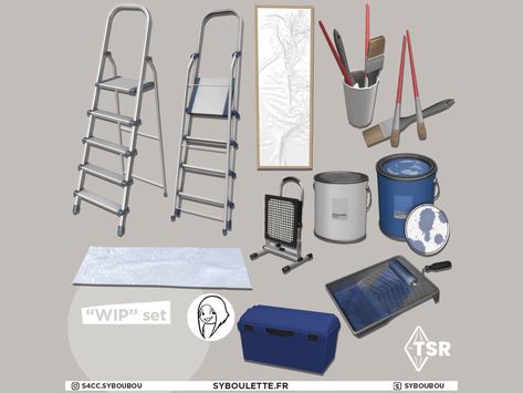 The Sims Resource - Work In Progress set - Part 2 The Sims 4 Pack, San Myshuno, Sims 4 Tsr, Sims 4 Clutter, The Sims 4 Packs, Sims 4 Expansions, Sims Games, Sims4 Clothes, Sims 4 Cc Packs