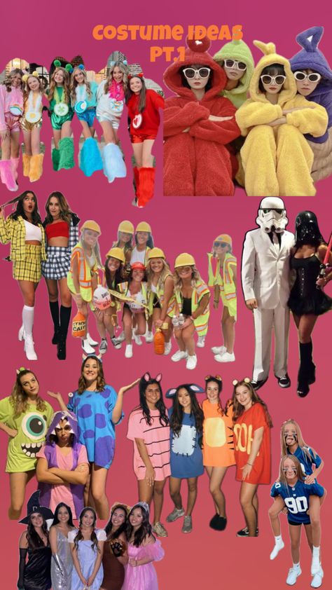 Funny Halloween Costumes For Four People, 7 Person Costume, Halloween Costume Ideas Group Of 4, Halloween Costumes For 7 People, Groups Of 4 Halloween Costumes, Halloween Costume For Groups, 5 People Halloween Costumes, Hamilton Halloween Costume, 5 Person Halloween Costume