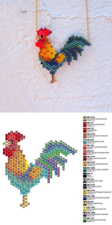 Miyuki Delica Beads Free Pattern, Beaded Earring Tutorial, Seed Bead Weaving, Beaded Animals Tutorial, Miyuki Pattern, Miyuki Beads Pattern, Seed Bead Jewelry Patterns, Seed Bead Crafts, Bead Crafts Diy