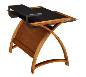 Jual Curve PC201 WB PC Desk, 1300 mm: Amazon.co.uk: Kitchen & Home £274.95 inc VAT and Delivery CHECK THAT IT COMES WITH THE BOARD ABOVE THE KICK STAND Glass Office Desk Modern, Walnut Computer Desk, Computer Table Design, Home Office Furniture Design, Modern Home Office Desk, Glass Desk Office, Home Office Computer Desk, Glass Office, Walnut Furniture