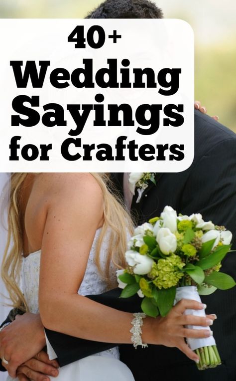 40+ Wedding Sayings for Crafters - Great for Silhouette Portrait or Cameo and Cricut Explore or Maker small business owners - http://cuttingforbusiness.com/2018/04/03/wedding-sayings-for-crafters/ Wedding Sayings, Wedding Scrapbook Pages, Engagement Quotes, Wedding Scrapbooking Layouts, Cricut Wedding, Scrapbook Quotes, Best Friends For Life, Silhouette Portrait, Wedding Quotes