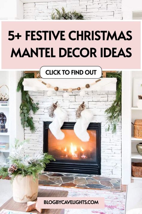 5 christmas mantel decor ideas Christmas Mantles Ideas, Christmas Mantles Ideas Fireplaces, Christmas Mantle Ideas, Christmas Mantles, Christmas Mantel Decor, Mantel Decor Ideas, Mantle Ideas, Mantel Decorating, Winter Bedroom