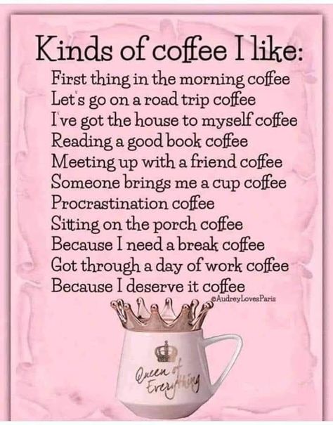 Kinds Of Coffee, Black Buck, Coffee Orders, Coffee Jokes, Organic Coffee Beans, Coffee Meeting, Queen Images, Coffee Reading, Tea Quotes