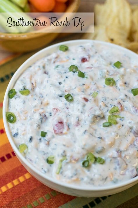 Southwestern Ranch, Ranch Dipping Sauce, Hidden Valley Ranch, Ranch Salad Dressing, Appetizer Menu, Ranch Dip, Hidden Valley, Yummy Dips, Appetizer Dips