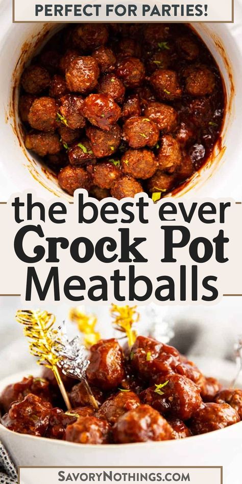 Meatball In Crockpot Recipe, Healthy Meatball Crockpot Recipes, Superbowl Meatballs Crockpot, Crock Pot Barbecue Meatballs, Sticky Meatballs Crockpot, Tailgate Meatballs Crockpot, Slow Cooker Meatballs Appetizers, Meatball Recipes Appetizer Crock Pot, Whiskey Meatballs Crockpot