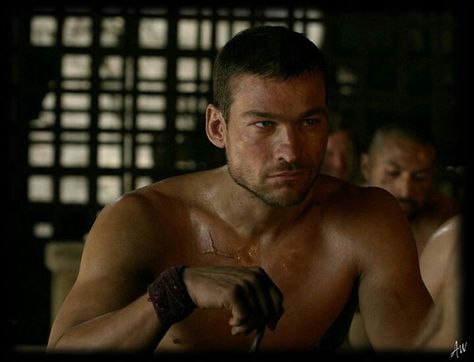 Andy♡ Spartacus Series, Andy Whitfield, Spartacus Blood And Sand, Man Candy, Favorite Tv Shows, Aesthetic Wallpapers, Tv Shows, Fictional Characters