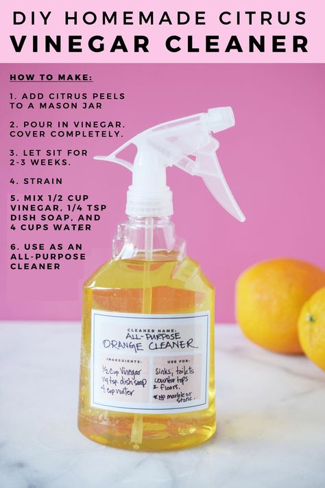 Diy Orange Vinegar Cleaner, Orange Peels And Vinegar Diy Cleaners, Orange And Vinegar Cleaner, Diy Bathroom Cleaner Natural, Orange Peel Vinegar Cleaner, Diy Cleaner With Orange Peels, Homemade Orange Cleaner, Orange Peels And Vinegar, Mandarin Peel Uses