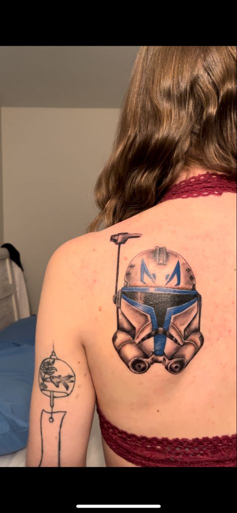 Rex Star Wars Tattoo, Commander Cody Tattoo, Star Wars Rex Tattoo, Jaig Eyes Tattoo Star Wars, 501st Tattoo, Captain Rex Tattoo, Star Wars Tattoo For Men, Clone Wars Tattoo, R2d2 Tattoo