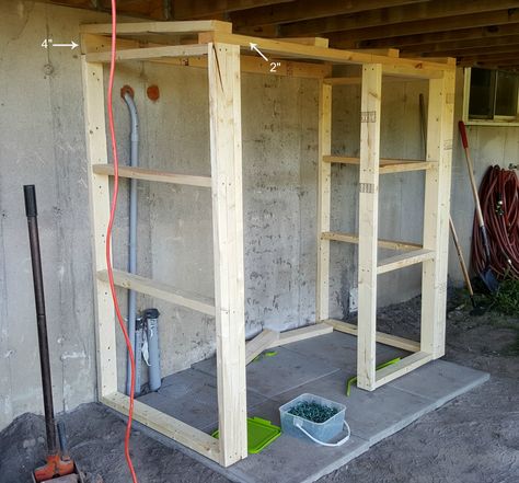 Diy Work Shed, Small Tool Shed Diy, Diy Small Shed Plans, Shed Alternatives, Wood Garden Shed Ideas, Diy Tool Shed Outdoor Storage, Diy Outdoor Tool Storage, Cheap Diy Shed, Diy Storage Shed Cheap Easy