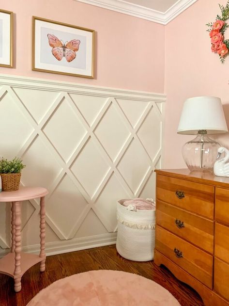 Girl Room Makeover, Batten Walls, Girls Room Colors, Barn House Interior, House Repair, Interior Floor Plan, Board And Batten Wall, Shiplap Accent Wall, Kid Rooms