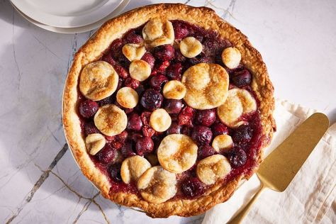 Sour Cherry Pie Recipe, Sour Cherry Pie, Almond Frangipane, Cherry Pie Recipe, Sour Cherries, Sour Cherry, Sweet Cherries, Sweet Tarts, Cherry Pie