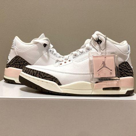 Neapolitan Dark Mocha Jordan 3s- Womens 8.5 Nyctoparis Jordan Shoes, Neopolitan 3s, Jordan 4 Mocha, Jordan 3 Dark Mocha, Neapolitan 3s, Dark Mocha Jordan, Air Force Jordans, Clothing Fancy, Jordan 3s