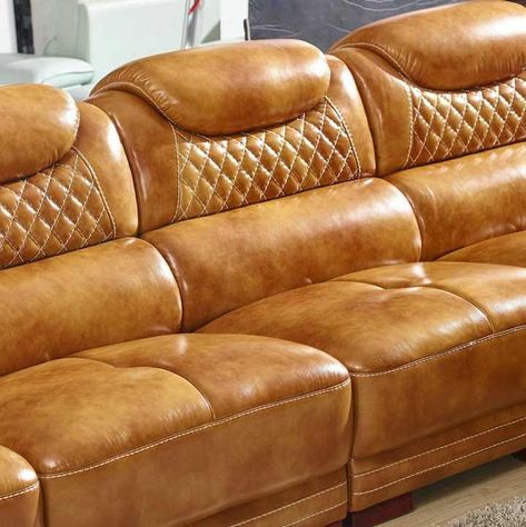 Source Hot Sell Africa Style Villa Modern L Shape Home Living Room Furniture Sofas Set Couch Corner Modular Genuine Leather Sofa on m.alibaba.com Sofa Design Luxury, Tv Room Sofa, Lobby Sofa, Restaurant Sofa, L Shape Sofa Set, Sofa Couch Design, Villa Modern, Modern Living Room Set, Africa Style