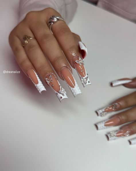 Short Square Nails, Nail Idea, Long Acrylic, Pink Ombre, Square Nails, Long Acrylic Nails, Nails Ideas, Ombre Nails, Fun Nails