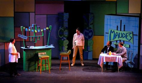 Bye Bye Birdie Set Design, Musical Set Design, Set Theatre, Scenic Painting, Theater Play, Bye Bye Birdie, Drama Class, Art Theory, Family Tv