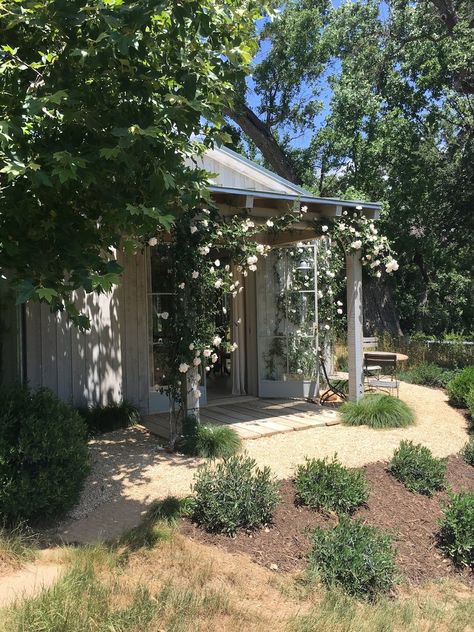 I had the wonderful opportunity to visit Brooke and Steve Giannetti's Patina Farm this past weekend for a party to celebrate their book by the same name, based Patina Farm, Greige Design, Covered Garden, Guest Cottage, French Cottage, Farm Style, House Landscape, Garden Structures, Garden Spaces